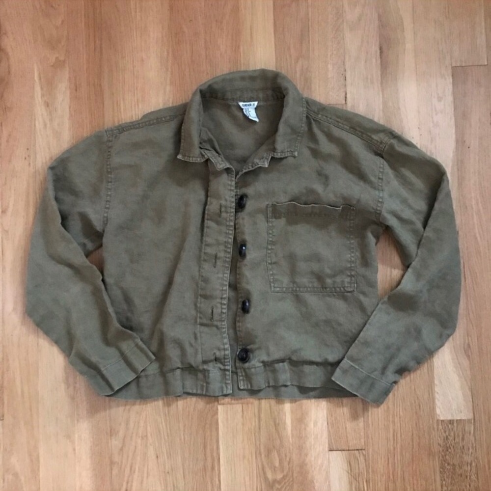 ✨ F21 LINEN JACKET ✨